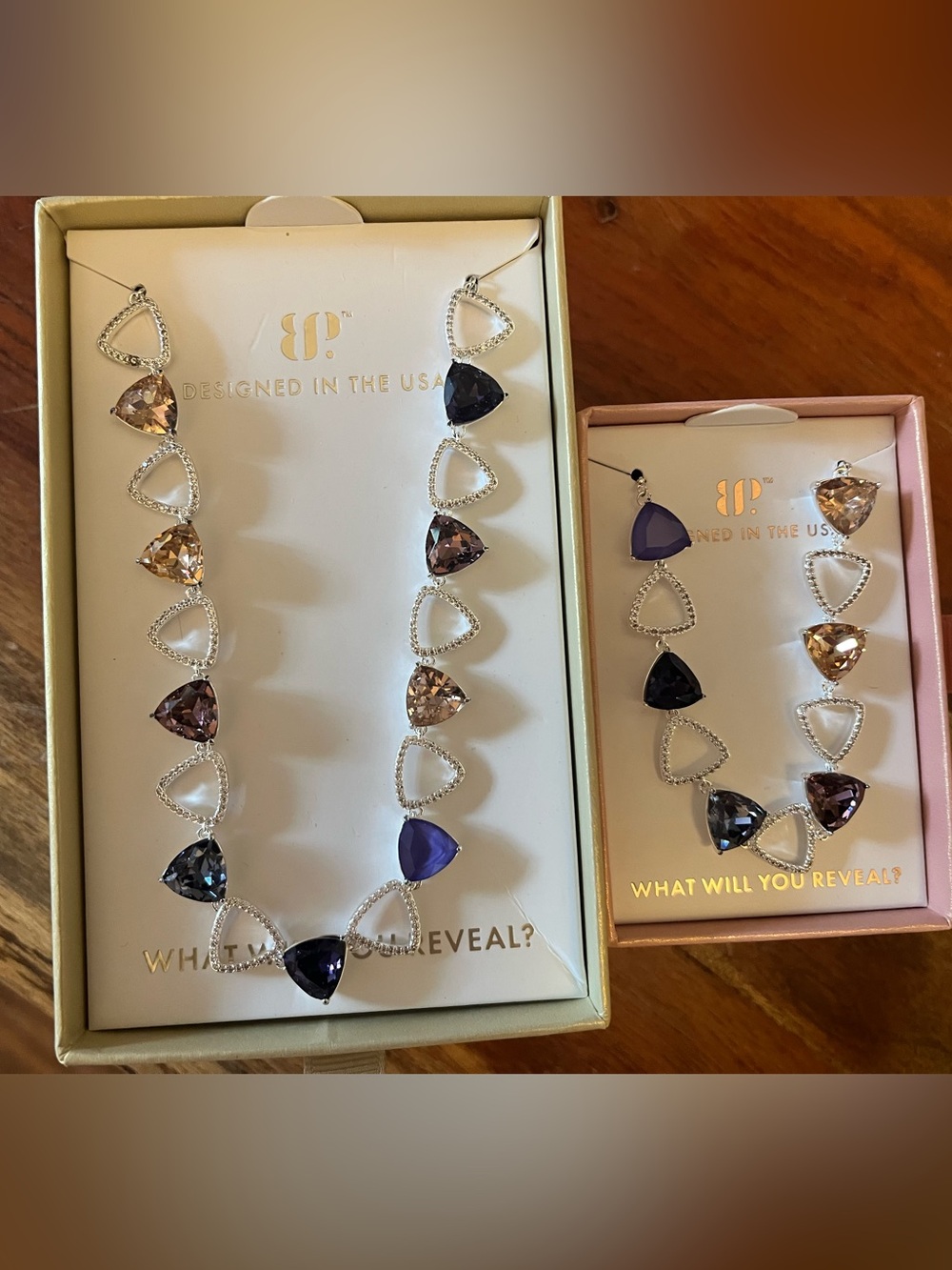 Bomb Party Holiday Jewel Candy Necklace and Earring Set